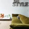 HKliving Nomad bank 305 cm Royal Velvet Olive