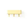 Spinder Design Dax Play 3 wandkapstok Butter Yellow
