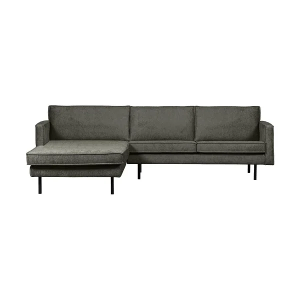 WOOOD Rodeo bank chaise longue links velvet Frost