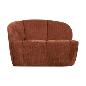 8714713220953_FRONT_1.jpgv1779119206 WOOOD Mojo 2-zits bankje links rib Roestbruin