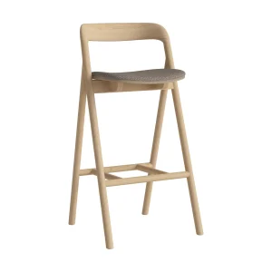 Bolia Fenri barkruk H75 Monza Light Brown wit geolied eiken