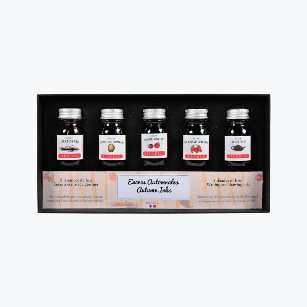 Herbin - Fountain Pen Ink - Seasonal Set - Autumn