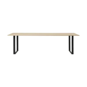 Muuto 70/70 eettafel 225x90 cm eiken/Zwart