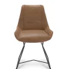 Comodo Bolta eetkamerstoel cognac leder