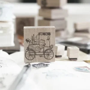Black Milk Project - Stamp - Bear On Cart