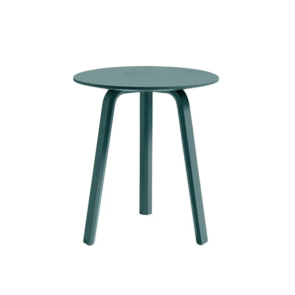 HAY Bella bijzettafel Ø45 H49 Brunswick Green gelakt eiken