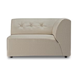 HKliving Vint bank right 1,5-seat Pure Ivory