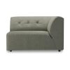 HKliving Vint 1,5-zits bank right Linen Army Green