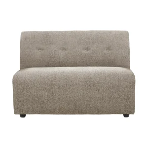 HKliving Vint bank middle 1,5-seat Sneak Beige